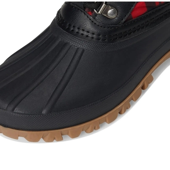 Storm By Cougar Waterproof Lace Up Winter Boots Carlisle Black Red - Picture 2 of 7